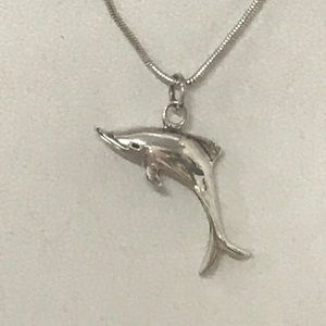 Sterling Silver Dolphin Pendant